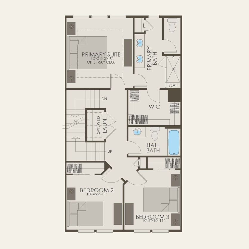 Third Floor 3 br / 2.5 ba