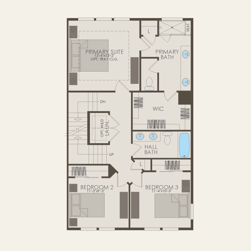Third Floor 3 br / 2.5 ba