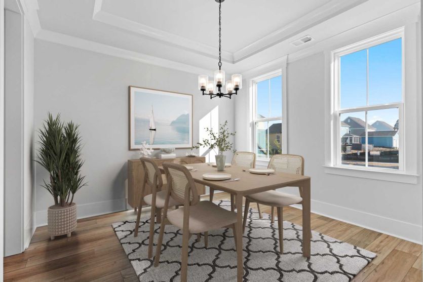 Dining Room. Model Representation.
