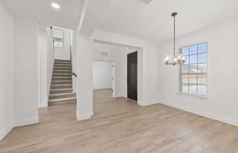 Entry Leading to Dining Room