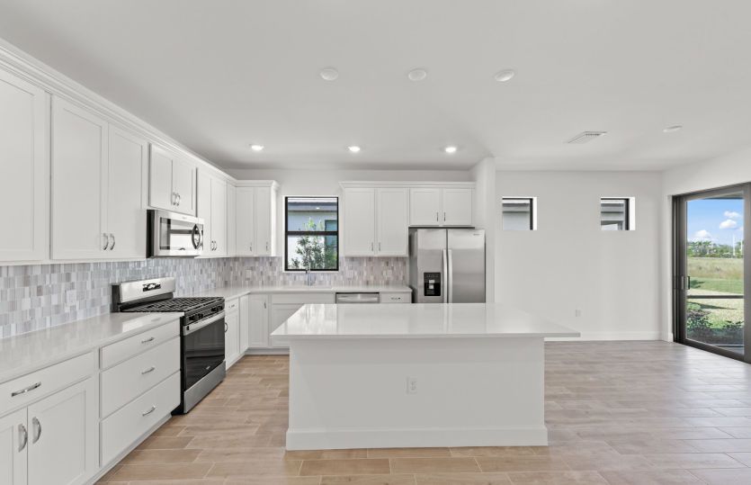 Chef-inspired kitchen with designer finishes