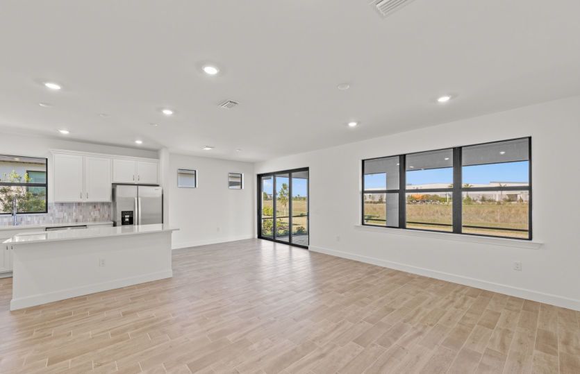 Enjoy natural lighting in the gathering room