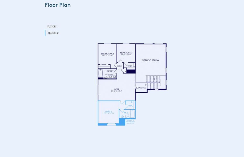 Prato Floor Plan, Quick Move-In Home, Floor 2