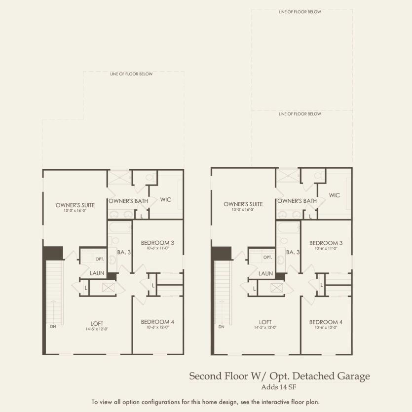 Second Floor 4 br / 3 ba