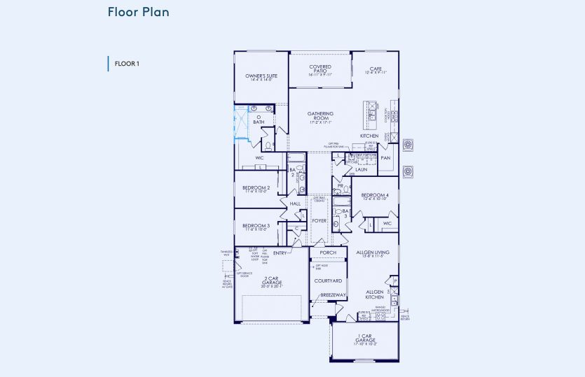 Coventry Floor Plan, Quick Move-In Home, Floor 1