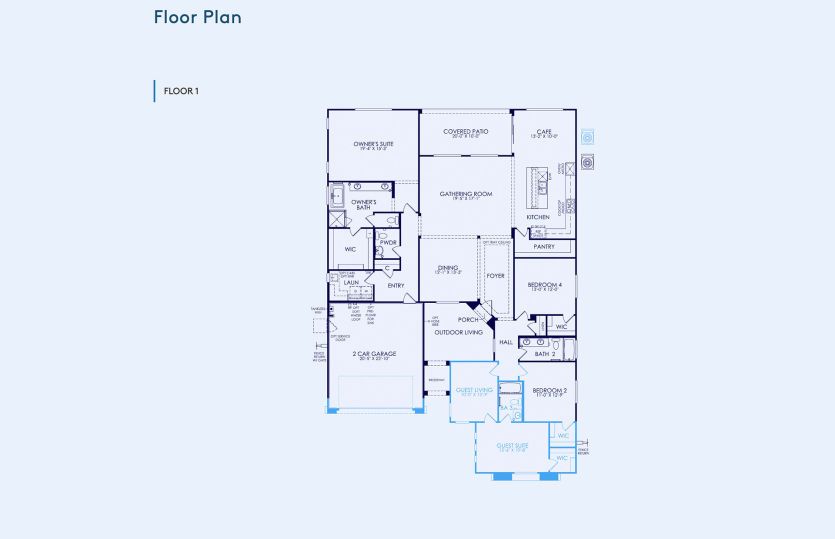 Catalina Floor Plan, Quick Move-In Home, Floor 1