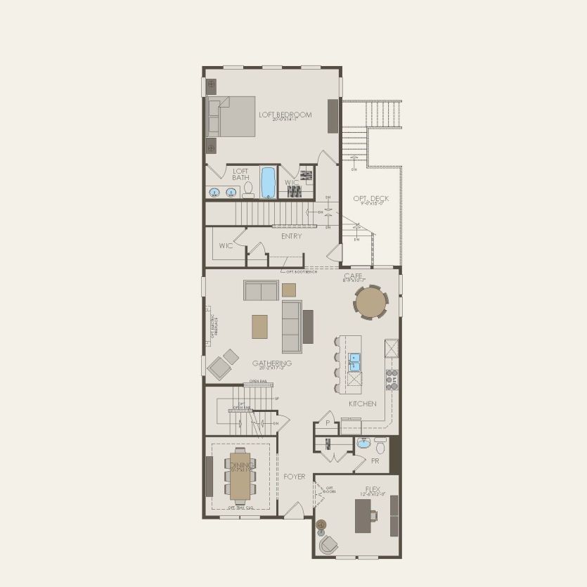 First Floor 4 br / 3.5 ba