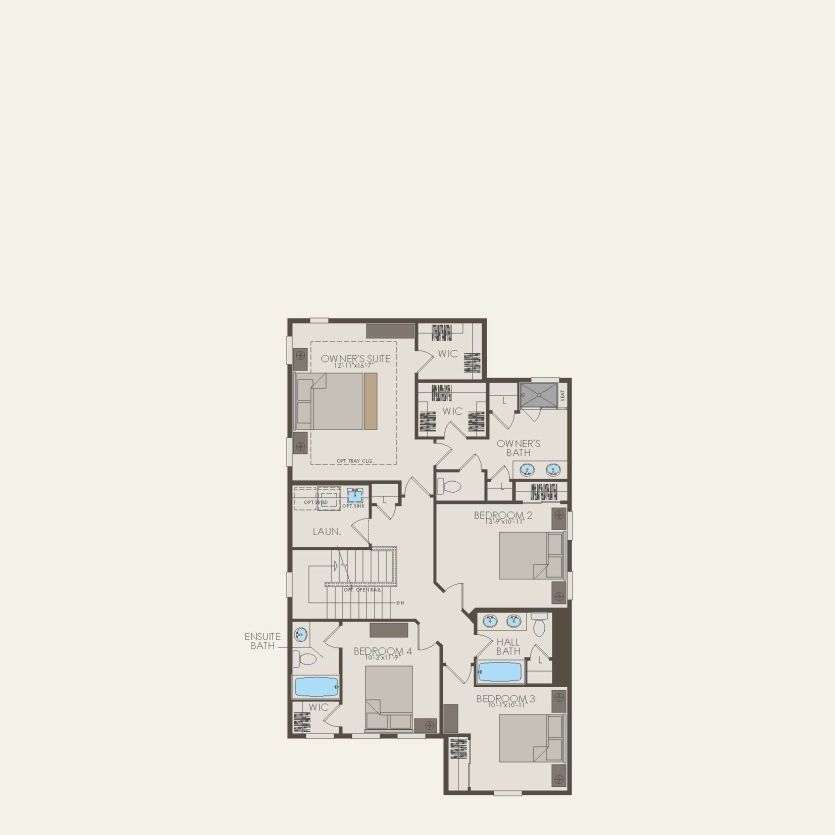 Second Floor 4 br / 3.5 ba