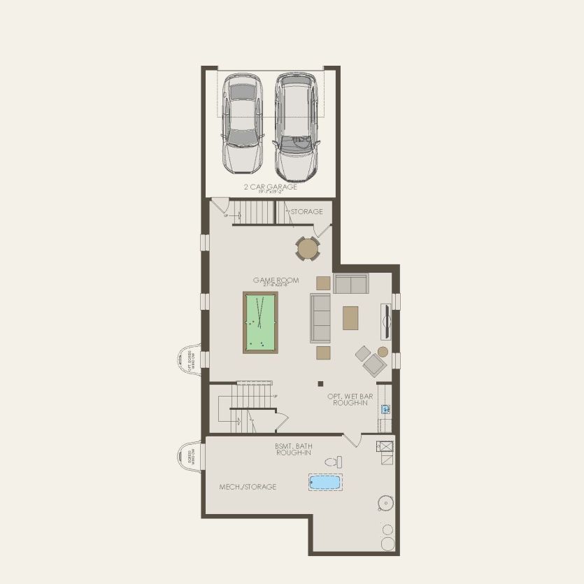 Basement 4 br / 3.5 ba