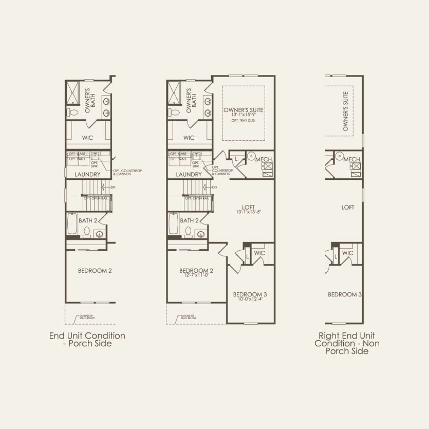 Second Floor 3 br / 2.5 ba