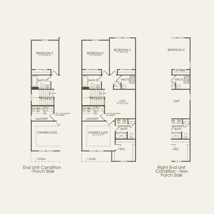Second Floor 3 br / 2.5 ba