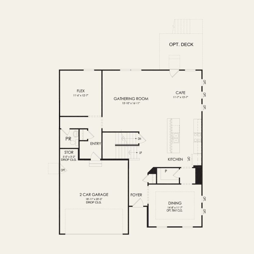 First Floor 4 br / 2.5 ba
