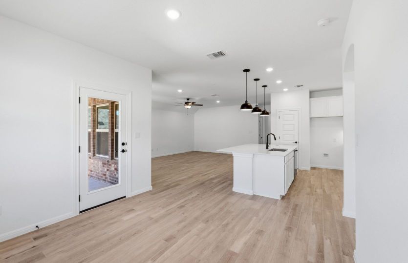 Dining Space Open to the Kitchen