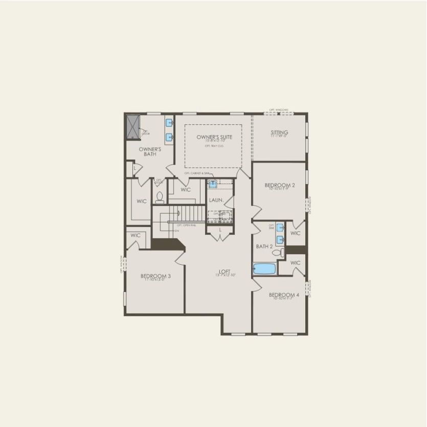 Second Floor 4 br / 2.5 ba