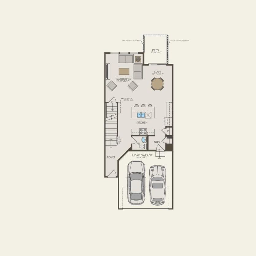 Second Floor 3 br / 2.5 ba