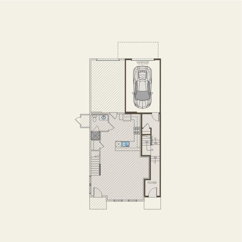 First Floor 2 br / 2.5 ba