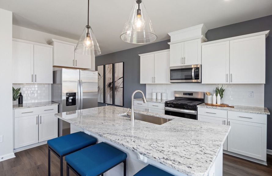 Spacious Kitchen Island