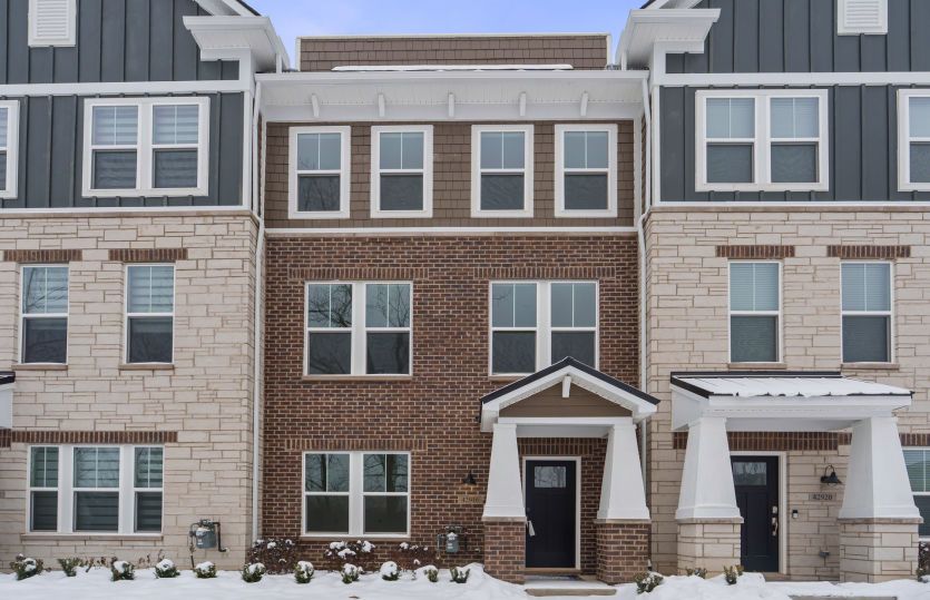 Halston with Loft - The Townes at Main Street: Novi, Michigan - Pulte Homes