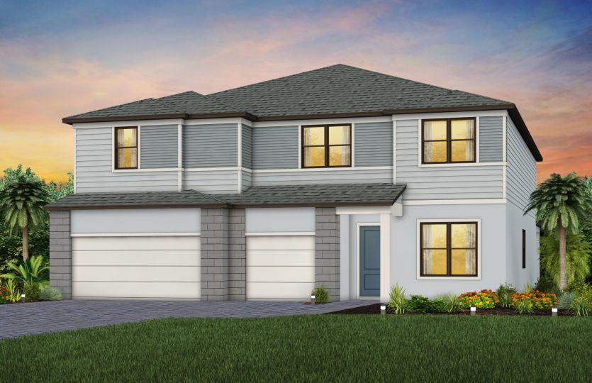 Exterior MD1 with stone