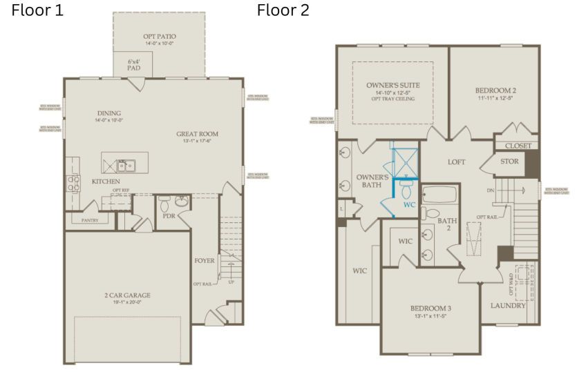 Floor Plan Level 1 & Level 2