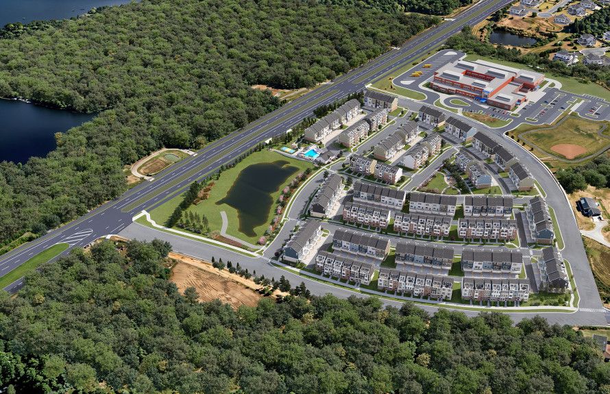 Aerial View of Community