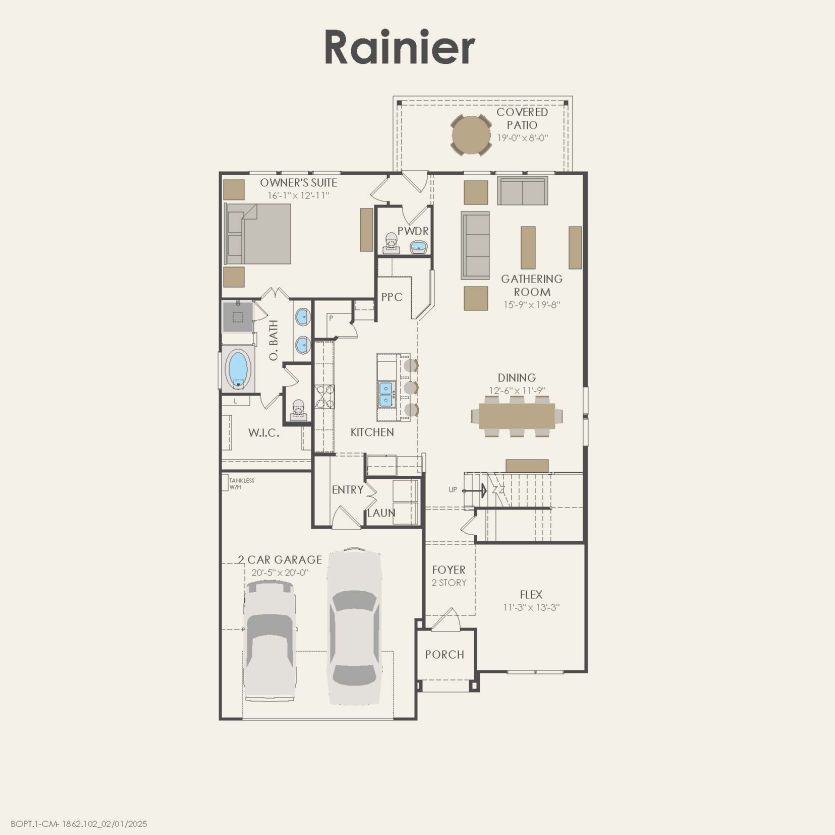 First Floor 4 br / 2.5 ba