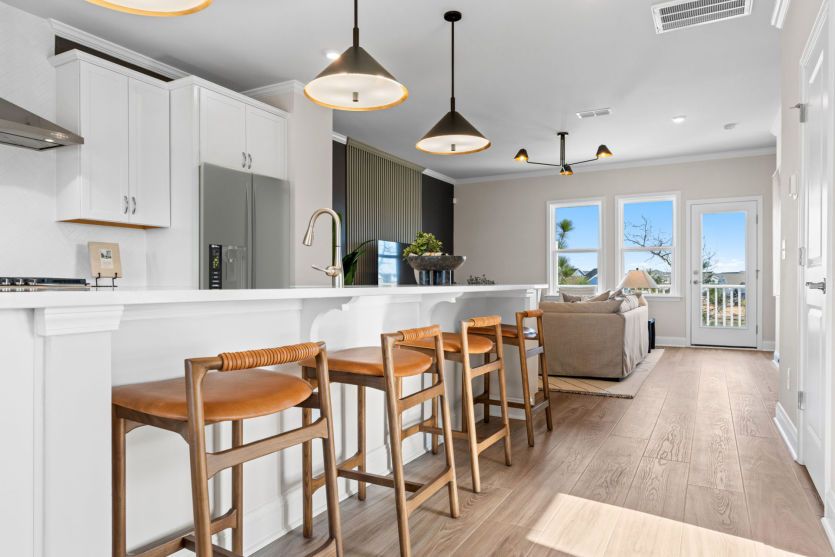 Extra Seating Opportunities with Kitchen Island