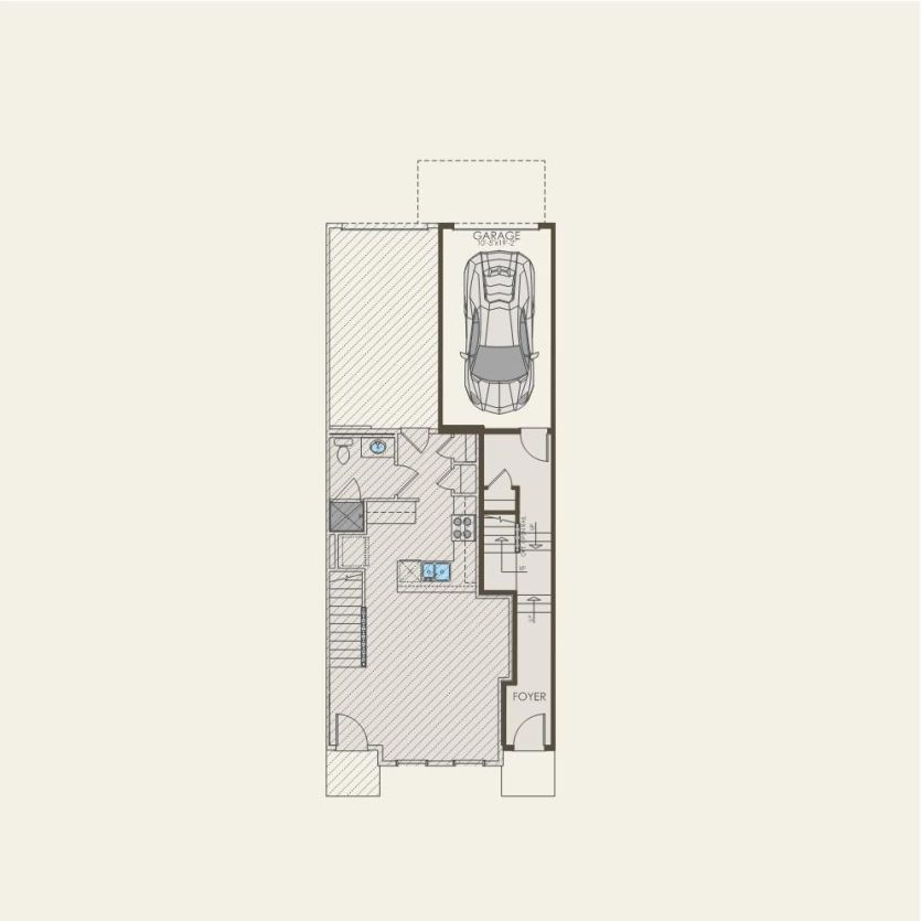First Floor 2 br / 2.5 ba