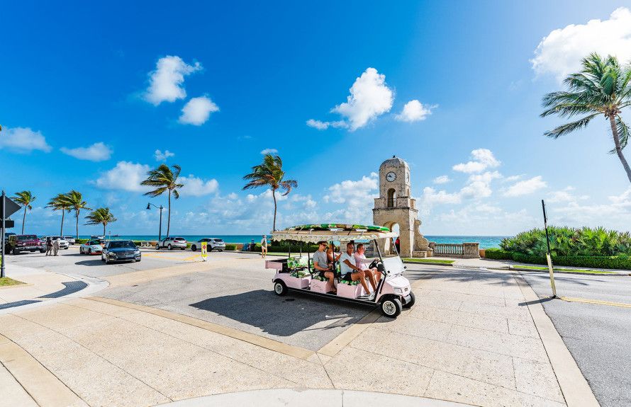 3 Miles to Worth Ave