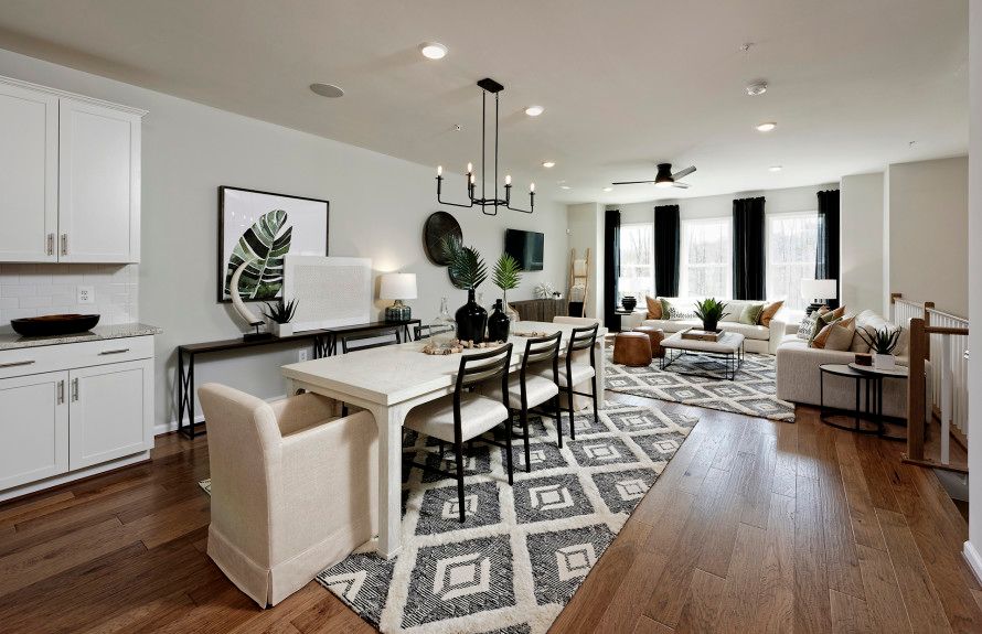 Spacious Café Space Between the Kitchen and Gathering Room