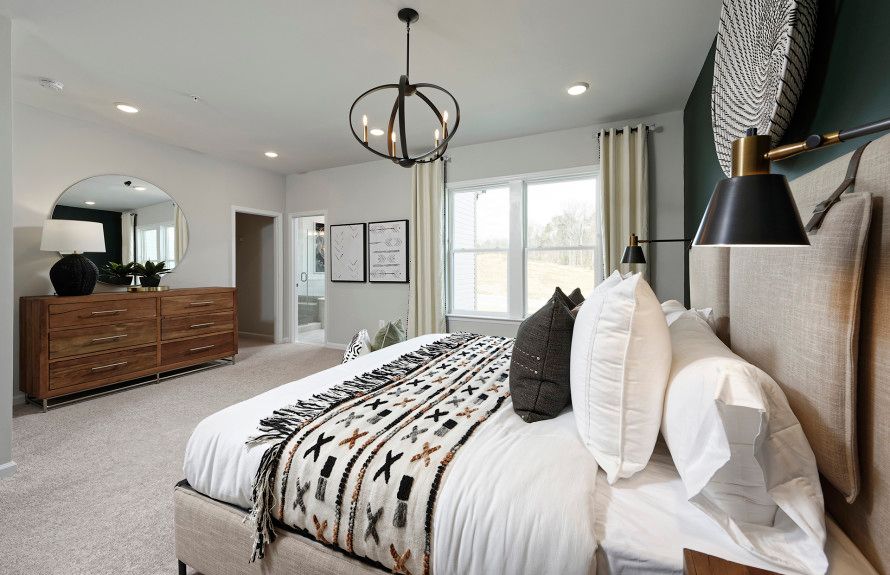 Walk-in Closet and Private Bath in the Owner's Suite