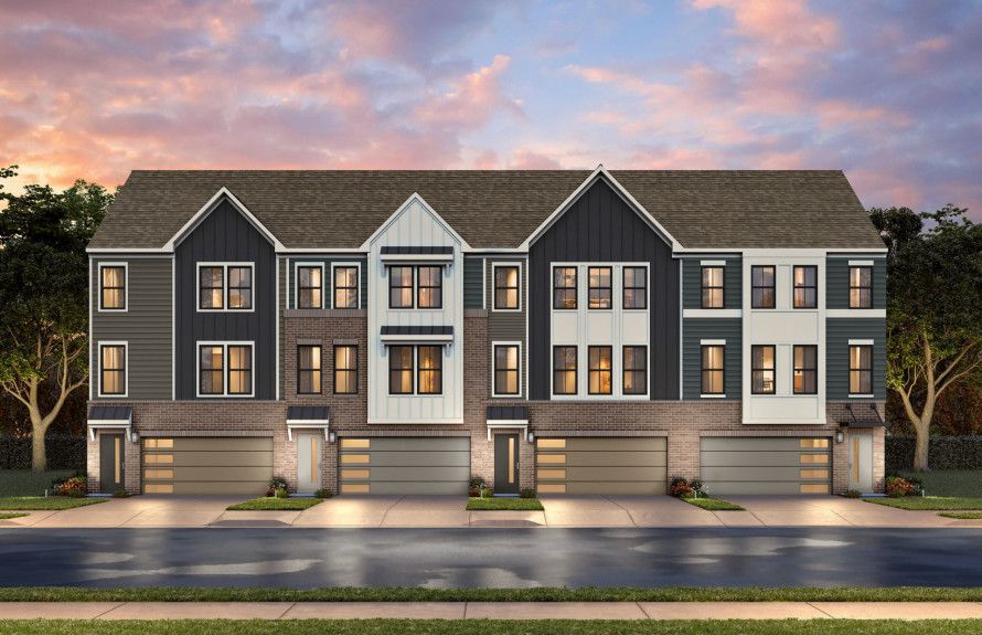 Upscale Townhome Exteriors