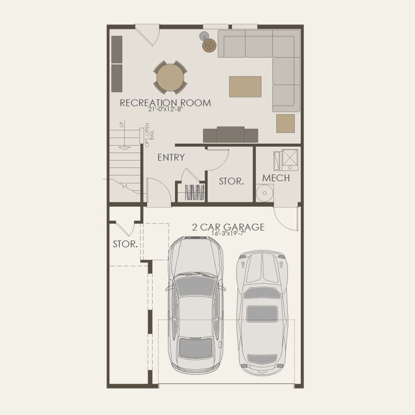 First Floor 3 br / 2.5 ba