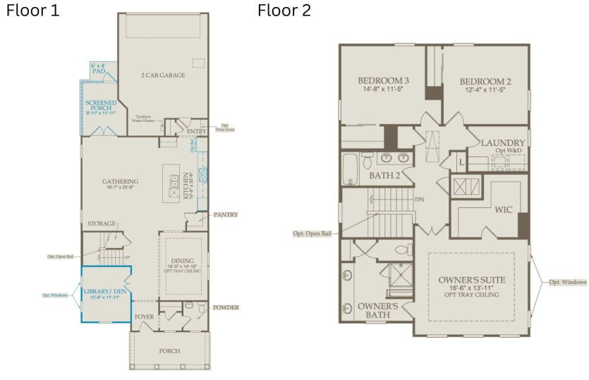 Floor Plan Level 1 & Level 2