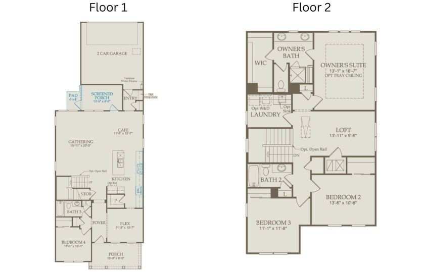 Floor Plan Level 1 & Level 2
