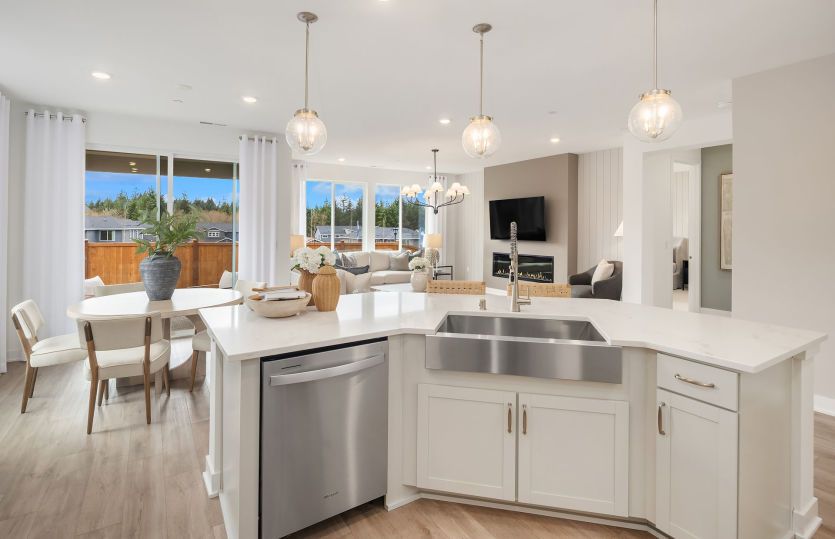 Kitchen Overlooking the Gathering Room