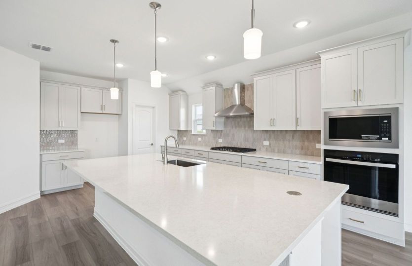 Large kitchen island