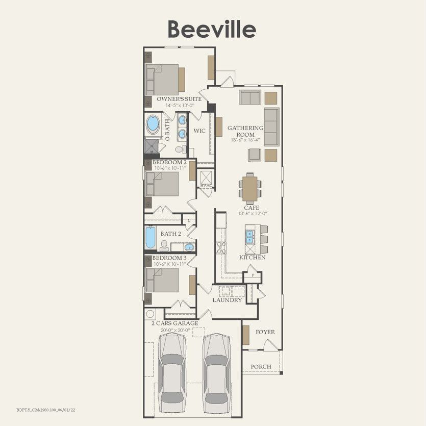 First Floor 3 br / 2 ba