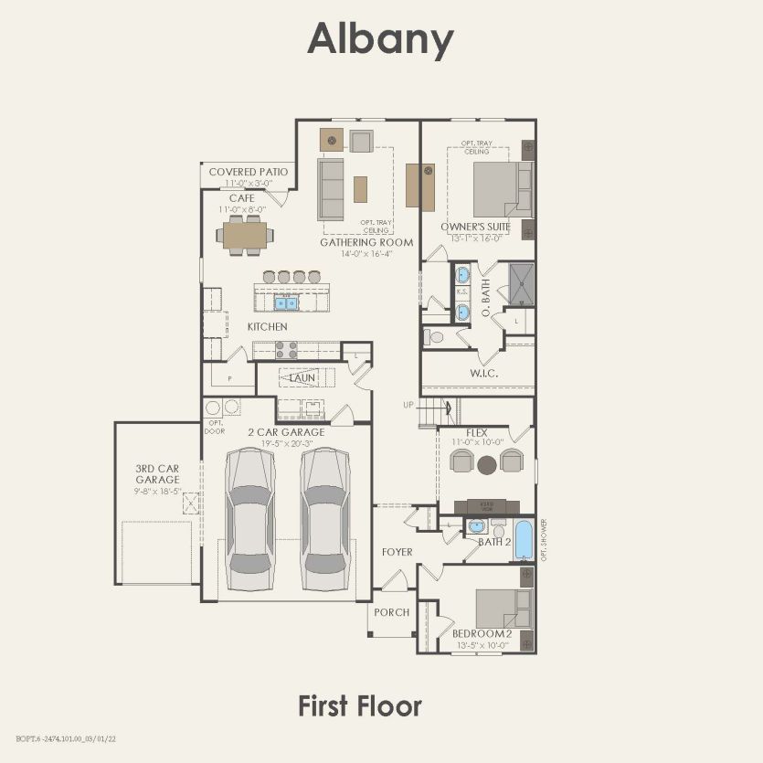 First Floor 5 br / 3 ba