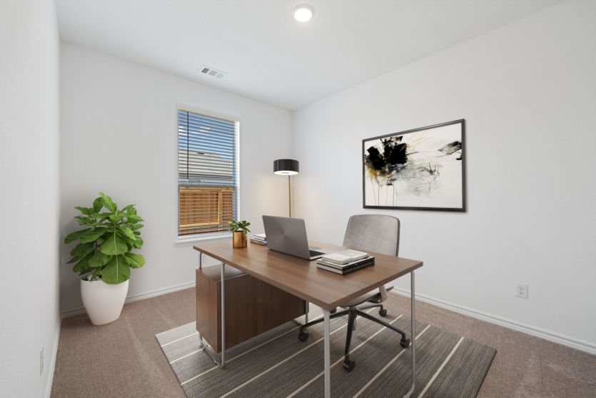 Virtually Staged Office