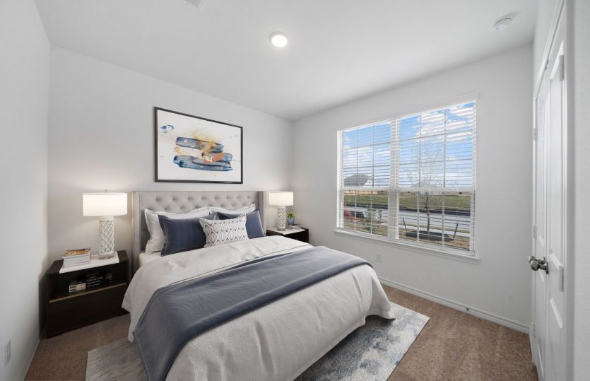 Virtually Staged Secondary Room