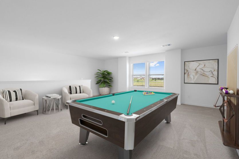 Virtually Staged Game Room