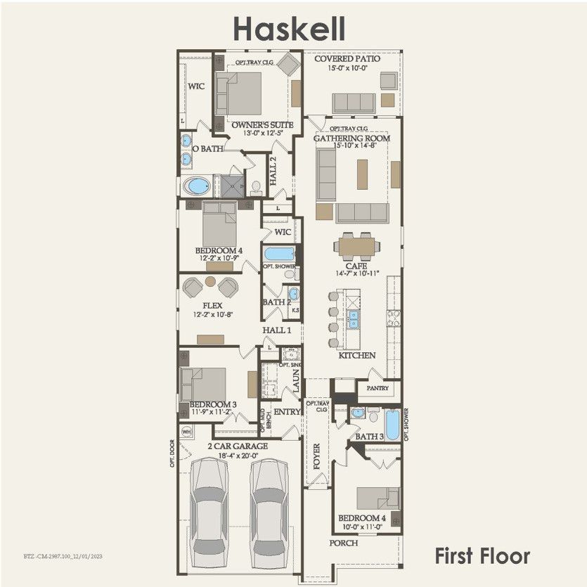 First Floor 4 br / 3 ba