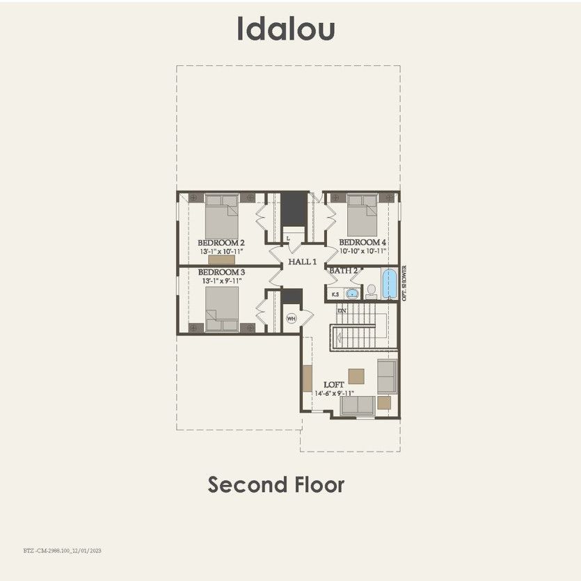 Second Floor 4 br / 2.5 ba