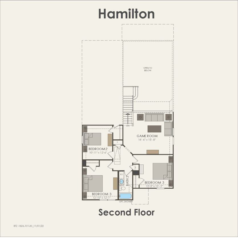 Second Floor 4 br / 2.5 ba
