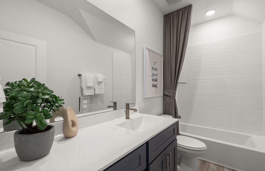 Secondary bathroom