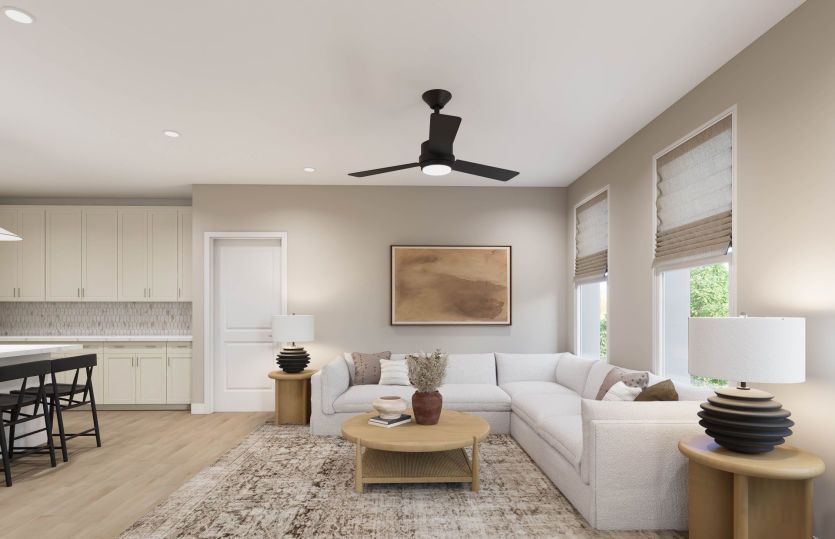 Gathering Room with Large Sectional