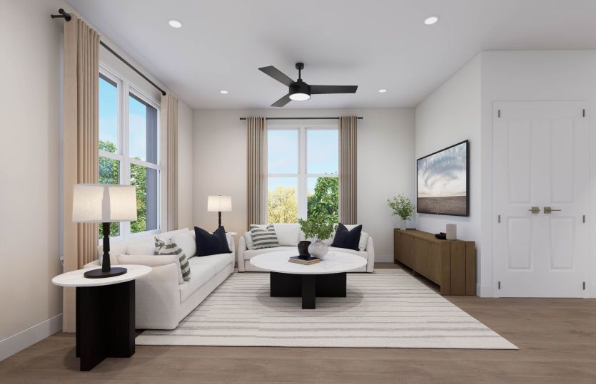 Corner, Light Filled Gathering Room