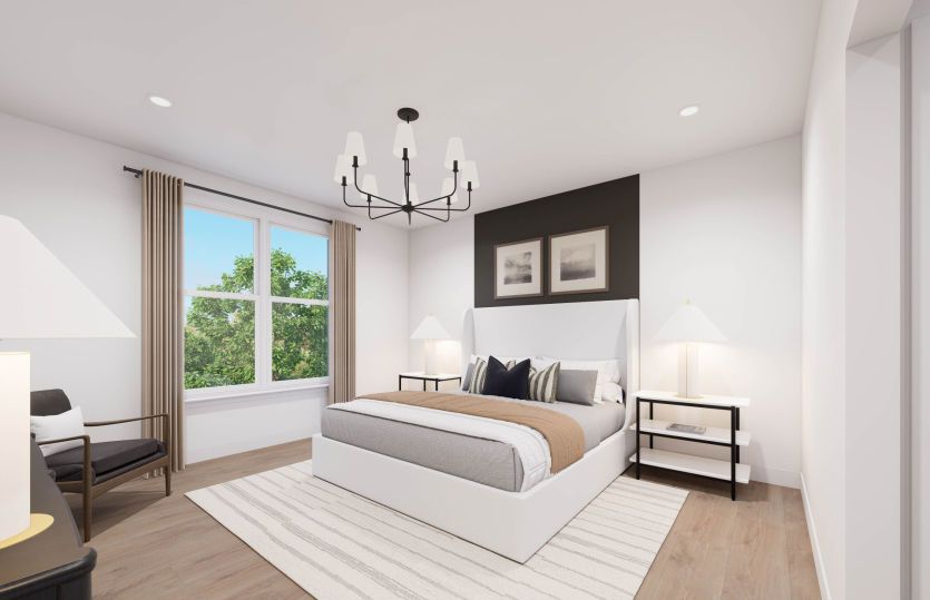 Sizable but Cozy Primary Suite