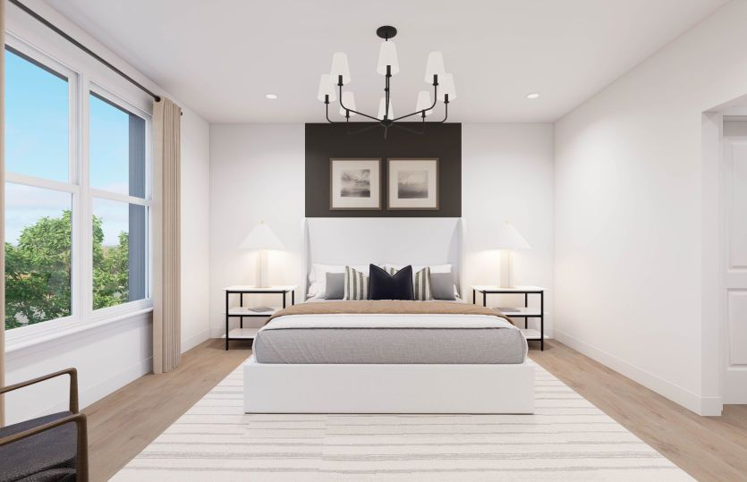 Sizable but Cozy Primary Suite